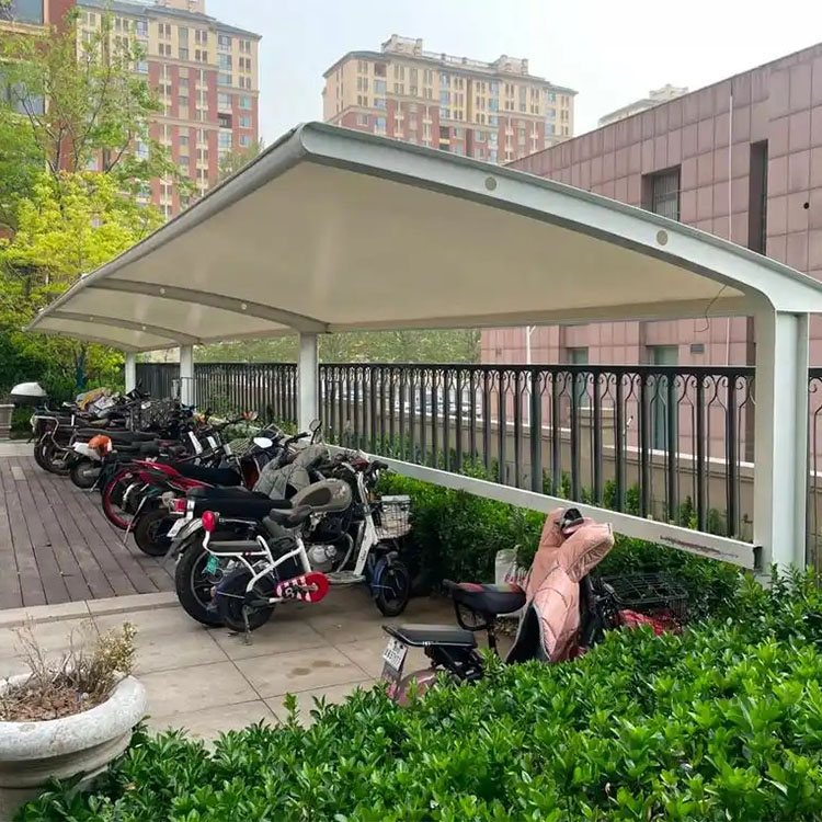 赤峰膜结构电动车棚